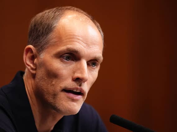 Thomas Tuchel during England's World Cup squad announcement