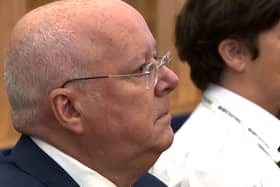 Peter Murrell appearing at the High Court in Edinburgh