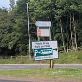 New signage is now in place to direct people to the Meole Brace park and ride site