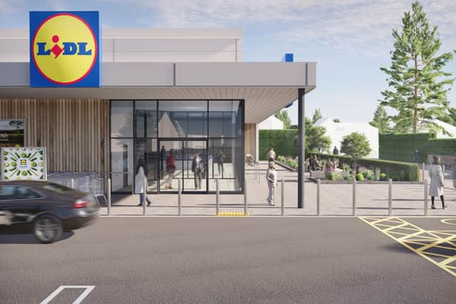 What the Lidl store planned for Shrewsbury's Welshpool Road could look like.