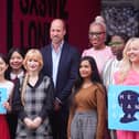 William with Diana Award winners