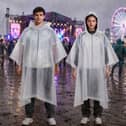 These reusable waterproof ponchos are designed to help festivalgoers stay prepared for unpredictable summer weather.