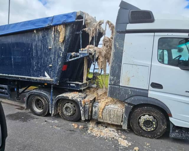 The incident closed the road for more than 24 hours