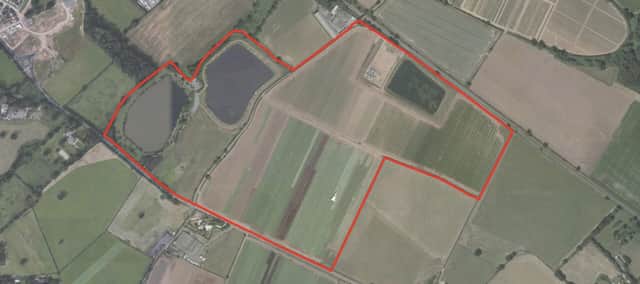 The land proposed for Nurton Developments housing plans on the outskirts of Shifnal