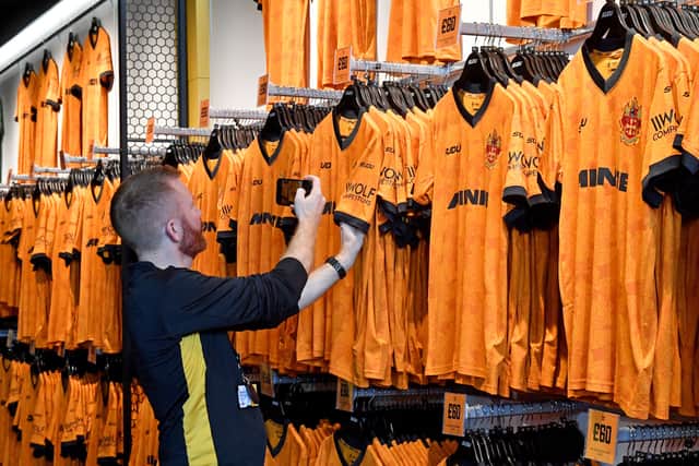 Launch of the new Wolves kit at Wolves Megastore, Molineux Stadium.