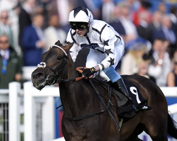 Ellusive Butterfly winning at Epsom