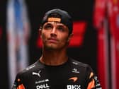 Lando Norris walks