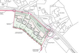 An indicative layout of the site.