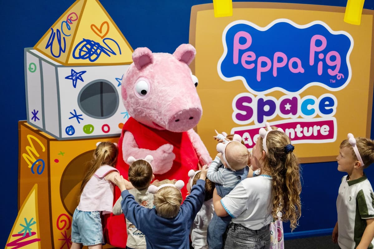My honest review of Peppa Pig Space Adventure after visiting with my two ...