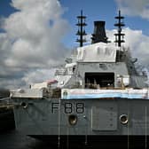 The stern of HMS Glasgow