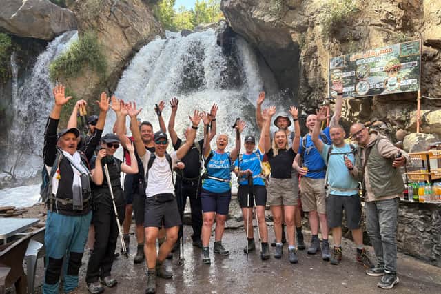 The group on day one getting acclimatized.