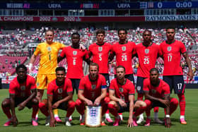 England team photo ahead of the match against New Zealand