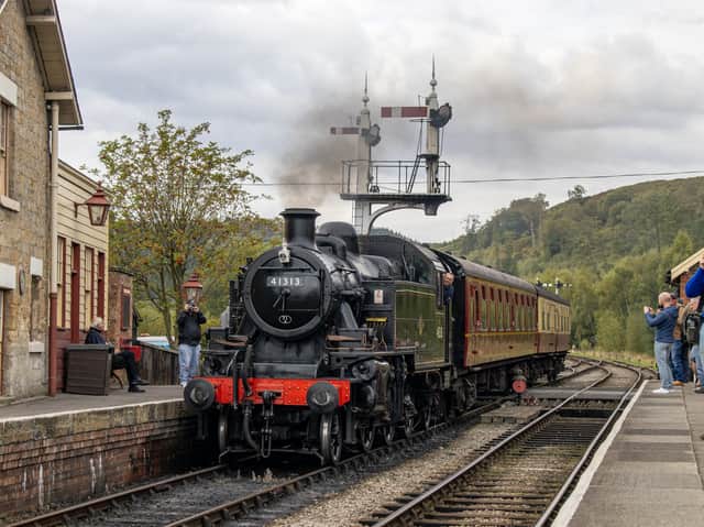 Ivatt Class 2 tank locomotive No 41313 is appearing at Severn Valley Railway's Autumn Steam Gala