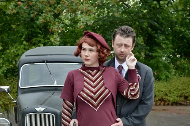 Bonnie and Clyde played by Dee Hallett and John Matts