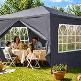 This spacious Neo gazebo could help keep outdoor celebrations going whatever the British weather brings