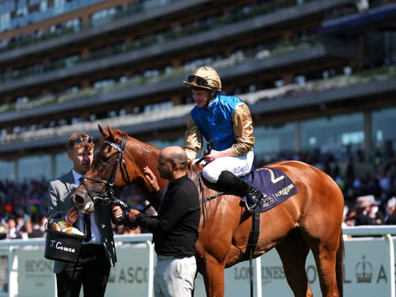 James McDonald was a winner in the Wathnan silks last year