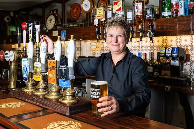Andrea Acocks at the Railwayman in Bridgnorth
