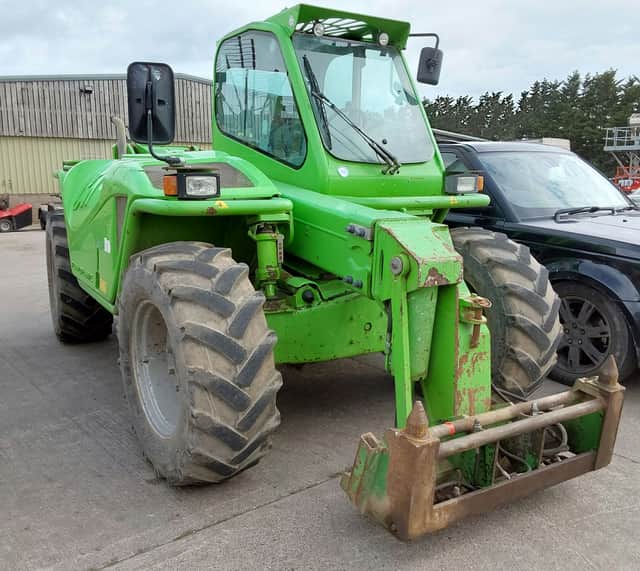 The 2012 Merlo 41.7 telehandler that sold for £18,000