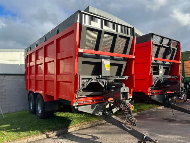 The K-Two Rodeo Compact and Push 200 Compact Trailers that sold for £28,000 and £24,500
