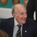 Pics at the Veterans Centre at the Robert Jones and Agnes Hunt Hospital. It was the 107th birthday of: Colin Cole.