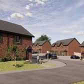 How the development near Fir House in Churchstoke could look when completed. 