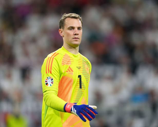 Germany goalkeeper Manuel Neuer during a game at Euro 2024