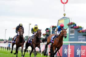 Gregory (right) was a big winner at York