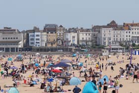 People on a beach