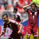 Qatar’s Boualem Khoukhi celebrates