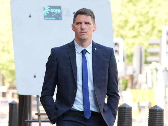 Former Cambridgeshire Police sergeant Paul Street at Westminster Magistrates’ Court,