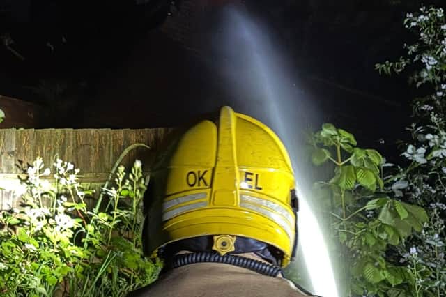 Ellesmere Fire Station provided help to tackle the Whitchurch blaze