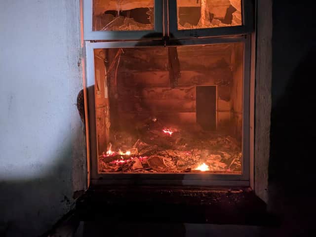Ellesmere Fire Station provided help to tackle the Whitchurch blaze