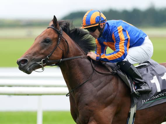 The Lion In Winter winning at The Curragh