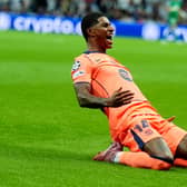 Marcus Rashford is on loan at Barcelona (Owen Humphreys/PA)