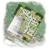 Layout of the Audley Court development in Newport