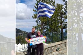 An Ellesmere teacher has raised almost £1,000 for charity after attempting a demanding double‑summit trek on Greece’s legendary Mount Olympus