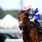 Limestone was a narrow winner of the Queen's Vase