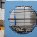 Significant areas of mesh were missing, particularly around the fan’s impeller hub