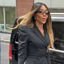 Naomi Campbell arrives at a central London tribunal for a hearing in an appeal against her charity commission ban