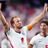 Harry Kane at the end of England's game against Croatia