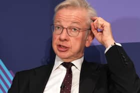 Michael Gove will be the prime minister of a fictional cabinet in The Wargame (Maja Smiejkowska/PA)