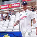 Durham's Ben Stokes walks