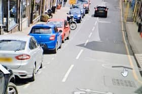 The incident happened on Knighton's Broad Street in December 2024