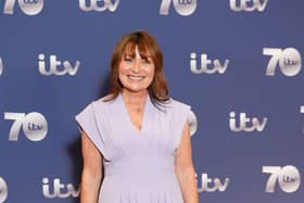 Lorraine Kelly attends the ITV 70th celebration event at the Guildhall in London