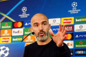 Chelsea manager Enzo Maresca during a press conference