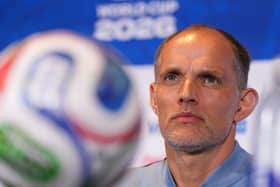 England manager Thomas Tuchel during a press conference at Boston Stadium