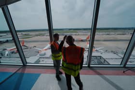 Pat McFadden visit to Gatwick Airport