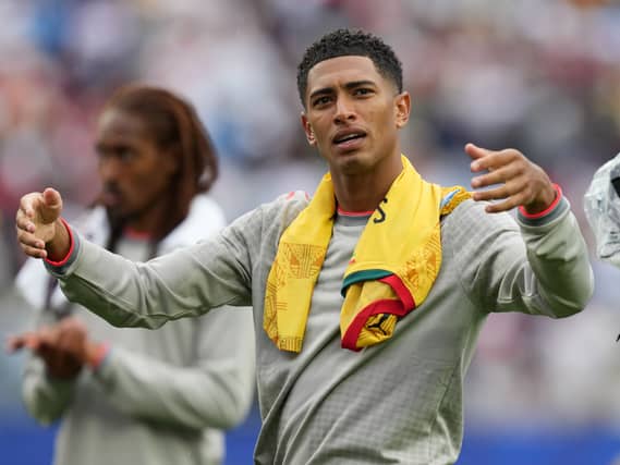 Jude Bellingham pictured after England's goalless draw against Ghanand v Ghana – FIFA World Cup – Group L – Boston Stadium