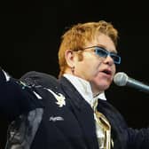Sir Elton John performing