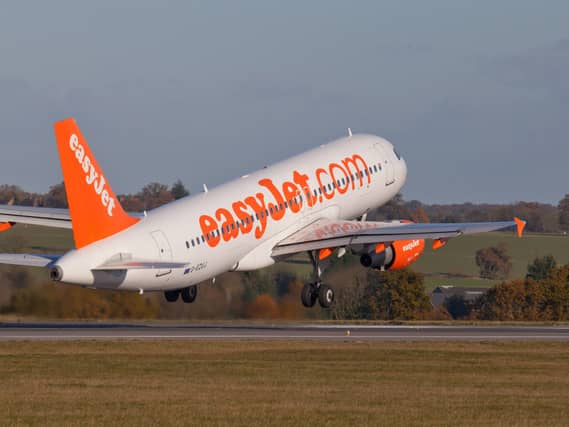 EasyJet Airbus taking off